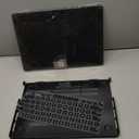 KEROM Compatible with MacBook Pro 14 Inch Case 2025-2021 M5 M4 M3 M2 M1 Chip A3434 A3112 A3185 A3401 A2918 A2992 A2779 A2442, Crocodile Aligator Skin PU Leather Hardshell & Keyboard Cover, Black