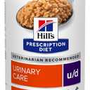 Hill's Prescription Diet u/d Urinary Care Wet Dog Food, Chicken, 13 oz. Cans, 12-Pack, Best By: 11/2027