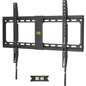 USX MOUNT Fixed TV Wall Mount,Low Profile TV Mount for Most 37-86 Inch Flat Screen Televisions,Max VESA 600x400mm Wall Mount Bracket Holds up to 132 lbs,Fits 16"/18"/24" Wood Studs,Quick Release Lock