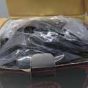 Faux Fur Boots for Women Winter Knee High Furry Snow Boots Fuzzy Fluffy for Girls Flat Long Boots (13 Wide, Black)