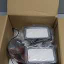 LEPOWER Solar Security Lights Outdoor, 1000LM Solar Motion Sensor Light Outdoor, 2 Head Solar Powered Flood Lights, 5500K, IP65 Waterproof Flood Lights for Backyard(Brown)