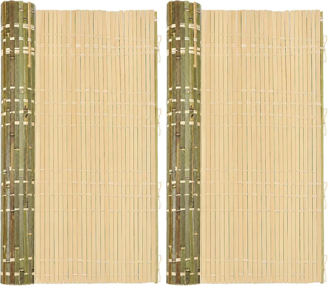 8x10 ft Bamboo Mat for Sukkah Kit, 2 Pcs 4x10 ft Schach Sukkah Mat