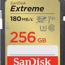 SANDISK 256GB Extreme SDXC UHS-I Memory Card - C10, U3, V30, 4K, UHD, SD Card - SDSDXVV-256G-GNCIN, Old Version 