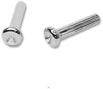 1968-1977 Inner Door Lock Knobs, Ribbed Chrome OE Style - Pair