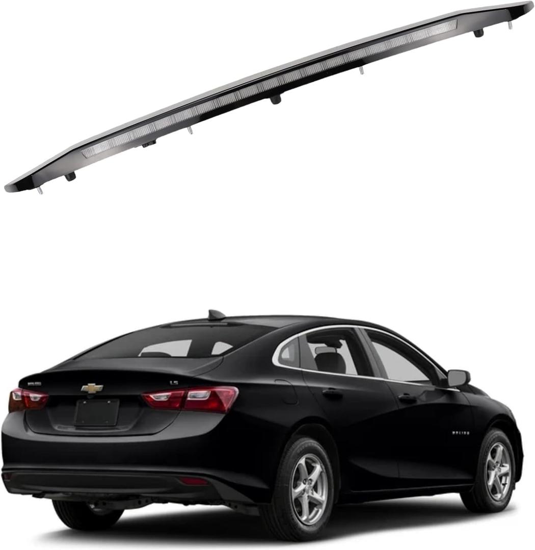 42795725 LED High Mount Stop Light Third Brake Light Compatible With 2016-2025 Chevy Malibu High Mounted Stop Lamp 3rd Brake Light Assembly OE 42795725