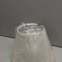 GO&SO 2Pc Beige Lamp Shade, 5.5'' Top x 10'' Bottom x 7.2'' Height, Small Barrel Lampshade for Table Lamp & Floor Light, Handcrafted Natural Linen, Spider Fitting