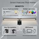 Monitor Light Bar – Full Spectrum LED Screen Lamp, No Glare Eye Care, USB Powered, Home Office Desk Light