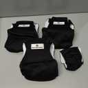 Pet Parents Washable Belly Bands for Male Dogs (3pack) + Extendrs of Durable Dog Diapers Male, Premium Male Dog Diapers & Dog Wraps (Small, Black) (Small (13-16"))