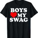 Boys Love My Swag T-Shirt, 2XL