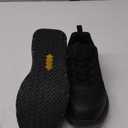 NORTIV 8 Steel Toe Shoes for Men Slip Resistant Comfortable Work Shoes (Black)