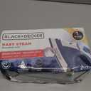 BLACK+DECKER Easy Steam Compact Iron for Clothes, Automatic Shutoff, Nonstick Plate, Light Weight, 1200 Watts