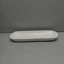 White Oval Bowl