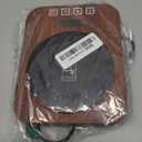 Sourdough Starter Warmer, Precise Thermostat Control (70-100F) Sourdough Warming Mat for Kitchen, Auto On/Off, 0-12 Hours Timer, Fits Jars Up to 40oz, Perfect for Home Baking (Wood Grain)