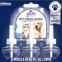 Glade PlugIns Refills Air Freshener, Pet Fresh Scent, Scented and Essential Oils for Home and Bathroom, 0.67 Fl Oz, 5 Count