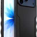 Smartish iPhone 17 Pro Max MagSafe Case - Gripzilla Protective Magnetic Case for Men [Rugged + Tough] Military Grade Heavy Duty Grip Armor - Drop Tested for iPhone 17 Pro Max - Black Tie Affair