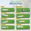 Divot Board - The Original Patented Low Point and Swing Path Trainer - Instant Feedback. Anytime. Anywhere - See Your Swing Path and Learn Every Time You Hit the Ball!, 21 inches x 6"
