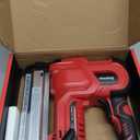 Cordless 2" Brad Nailer Compatible with Milwaukee Battery(No Battery), 2-in-1 Electric Nail Gun/Staple Gun, 18 Gauge Nail Gun Battery Powered with 1000 Nails for Wood Carpentry