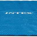 Intex Solar Pool Cover for 18' x 9' Rectangular Frame Outdoor Swimming Pools with Carrying Storage Bag, (Pool Cover Only), Blue