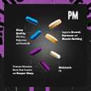 Animal PM - Sleep Aid for Adults Non-Habit Forming Relaxation Enhancer and Mood Support with Melatonin, L-Theanine, Zylaria, Zinc, Magnesium, Vitamin B6, GABA + AKG Anabolic Stack Supply, 30 Count (EXP 07/01/27)