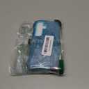 for Samsung Galaxy S25 Case, S25 Heavy Duty case, [Belt Clip Holster] [Glass Screen Protector] [Military Grade Protective ] [Shockproof] [Dropproof] [Dust-Proof] (with Belt Clip, Lake Blue)