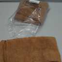 GAWAMAY Decorative Square Throw Pillow Covers 22x22 Inch Set of 2, Super Soft Chenille Pillows Farmhouse Fall Pillowcase for Living Room Bedroom Sofa Couch Cushion Cover Brown 55x55cm (No Inserts)