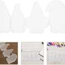 Tofficu Silicone Keychain Mold 2 Pieces 6.49X2.95 Inch Resin Casting Molds for DIY Uv Resin Crafts Bee Designs Holiday Decorations and Jewelry Making