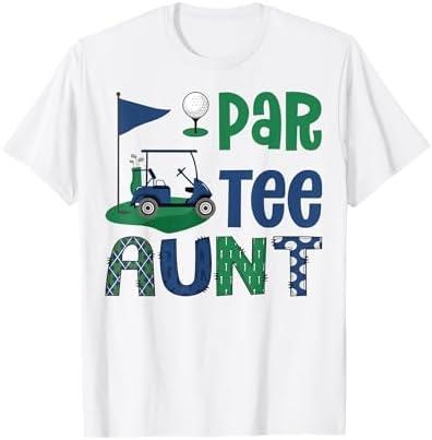 Par-Tee Aunt Golf Lover Birthday Party Family Matching T-Shirt S