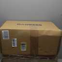 DANSEER Modern 3-Light Kitchen Chandeliers Brushed Nickel Drum Shade Gauze Etamine Hanging Pendant Light