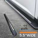 Running Boards Compatible with 2023 2024 2025 Honda CR-V All Models, Aluminum Alloy Side Step Rails Nerf Bars with Anti-Slip Surface