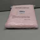 Pink Shower Curtain - Shabby Chic Lace Floral Girly Cute Shower Curtain with Attach Valance, Sheer Vintage Coquette Aesthetic Bathroom Curtain, Scalloped Edge Top, 72 x 72 Inch, Light Pink