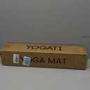 YOGATI Yoga Mat with Strap with Alignment Lines. Home Workout Mat for Women, Men and Kids. Thick Non Slip Yoga Mat for Pilates and Fitness. Brown, Pink and Purple Yoga Mats