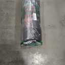 Merry Christmas Snowflake Buffalo Plaid Xmas Trees Gnomes Black Decorative Door Mat, Rustic Low-Profile Outdoor Floor Mat for Yard, Kitchen, Bathroom, 17 x 30 Inch (1'5" x 2'6" (Rectangular))