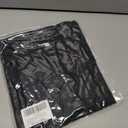 Abardsion Women's V-Neck Cap Sleeve Pleated Blouse Shirts Trendy Summer Outfits Casual Loose Fit T Shirt Tops (Black, L)