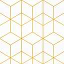 Safiyya Contact Paper Gold White Wallpaper Geometric Peel and Stick Wallpaper Removable Wall Paper for Bedroom Vinyl Rolls 78.7"x17.3"