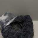 PetJett Calming Dog Bed Medium Size Dog - 30'' Donut Bed, Round Dog Bed, Anti-Slip & Washable Super Soft Fluffy Plush Round Bed, Anti-Anxiety Premium Comfort Pet Bed, Fits Dogs upto 45 lbs - Dark Grey