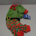 Mihachi Christmas Dog Pajamas, Pet Costume Elf Dog Costume Clothes for Small Large Soft Pet Pjs Winter Warm Jammies, Stretchy Elf Clown Apparel for Puppy Christmas Party Supplies, Green, SM