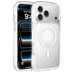 MZELQ for iPhone 17 Pro Max Case Crystal -White