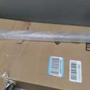 Frameless Shower Door Bottom Seal Shower Sweep with Drip Rail for 3/8" Glass,36" Long, Vinyl, Clear