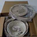 CAROTE 19 Pcs Ceramic Cookware Set Titanium Nonstick with Detachable Handles, Non Toxic Cookware, Pots and Pans Set Non Stick Removable Handles, Induction Available, Kitchen Cooking, Dishwasher Safe