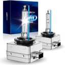 Marsauto D1S HID Bulbs, 66144 66140 85140 85415 (85415C1) for HID Replace, 35W 6000K Cold White Xenon Bulb, Plug and Play, Pack of 2