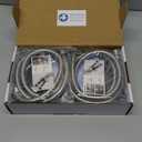 Arofa Handheld Bidet Sprayer for Toilet - 2 Pack Bidets Faucet for Existing Toilets Cloth Diaper Jet Sprayer, Stainless Steel Muslim Shower with Bidet Hose for Feminine Wash (Brushed Nickel)