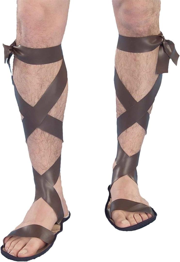 Rubies Roman Sandals Costume Accessory for Adults, Men's One Size