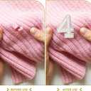 Operitacx Pearl Number Iron on Patches Digital Diamond Rhinestone Stickers for Clothing DIY Decoration Non-Woven Fabric Appliques for Sweaters Hats Bags Easy to Attach (white)