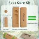 Cork Balance Board Kit, 4-in-1 Foot Balance Board and Foot & Ankle Strengthener for Stability, Mobility & Balance, with Toe Resistance Bands, Crafted from Natural Cork, Digital Guide Included