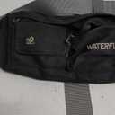 WATERFLY Fanny Pack for Women Men Water Resistant Small Waist Pouch Slim Belt Bag with 4 Pockets Lightweight Crossbody Chest Bag Fit All Phones, 11.02 x 2.1 x 4.3 inch