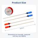 Upgraded WH16X10159 & WH16X10158 2026Washer Suspension Rod Set Spring 4pcs Assembly Compatible with GE Hotpoint Washer, Replacement Part 2754602 2754603 AP5632406 AP5632455 EAP3654190 EAP3654191