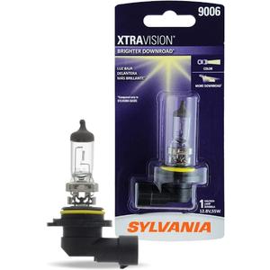 SYLVANIA - 9006 XtraVision - High Performance Halogen Headlight Bulb, High Beam, Low Beam and Fog Replacement Bulb (Contains 1 Bulb)