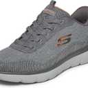 Skechers Men's Summits Canvas Hands Free Slip-in | Hands Free Slip-ins, Air-Cooled Memory Foam, Vegan, Canvas, 10.5