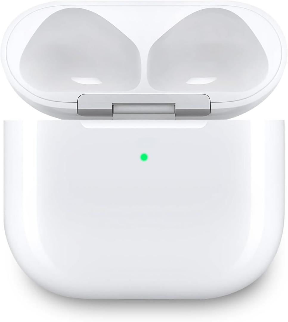Wireless Charging Case Replacement Compatible with AirPods 4th, 620mAh Built-in Battery for Air Pods 4 Charger Case with Motion Sensor Double-tap to Pairing Without Earbuds(USB-C)