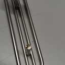 Spectrum Sweep Decorative Metal Coat Rack 6 Hook Wall Mounted Hook Rail for Hanging Coats Hats Bags and More, Easy Install Heavy Duty Steel Organizer for Entryway Bathroom Bedroom Decor, Satin Nickel